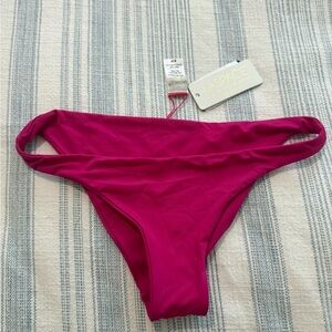 L*Space Pink Bikini bottoms never worn. Medium coverage.